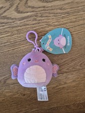 Brenda The Purple Butterfly Squishmallow Clip On Keyring Cute Plush