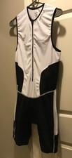 SparX mens black and white triathlon suit excellent condition size xl