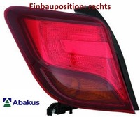 Abakus 212-192MR-UE Heckleuchte Rechts RüCklicht Hecklicht RüCkleuchte