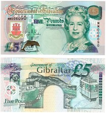 2000 Gibraltar 5 Pounds P29 Commemorative Millennium Banknote UNC