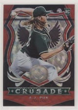 2020 Panini Chronicles Crusade Ruby Wave Prizm 174/199 AJ Puk #20 08ro