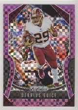 2019 Panini Prizm Purple Power Prizm 21/49 Derrius Guice #63 nt9