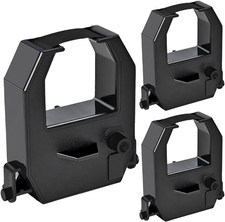 3 Pack Premium Amano Time Clock Ribbon, Compatible with PIX TCX Series Repla