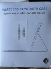 Wireless Keyboard Case for Tablet with Detachable Bluetooth/