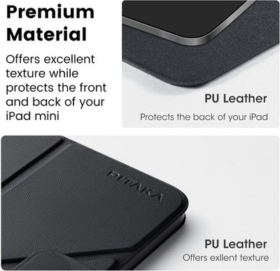 PITAKA Case for for iPad mini 7 (2024) /iPad mini 6 (2021), with