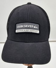 Quiksilver Trucker Hat Black Mesh Snapback