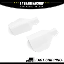 Piece of 2 White Motorcycle Handlebar Brush Bar Hand Guard Handguard for Yamaha