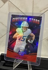 2025 Panini Certified - Certified Stars Ladd McConkey #CST-LMY Mirror Red /99