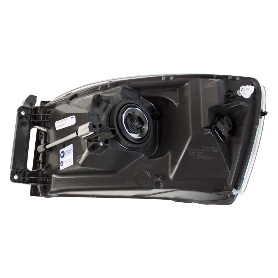 For Dodge Ram 3500 07-09 TYC Passenger Side Replacement Headlight Standard Line Foto 2 de 4