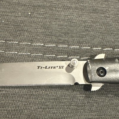 トップス S EVILVICE knife talk T Cold Steel Lynn Thompson Ti-lite Knife 6
