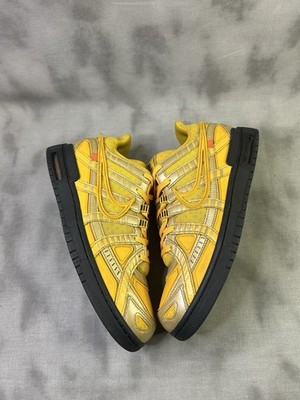 Size 10 - Off-White x Nike Air Rubber Dunk University Gold
