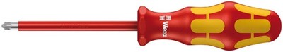 Wera Kraftform Plus PZ2 Insulated Screwdriver 4 Inch Pozidriv VDE Tool