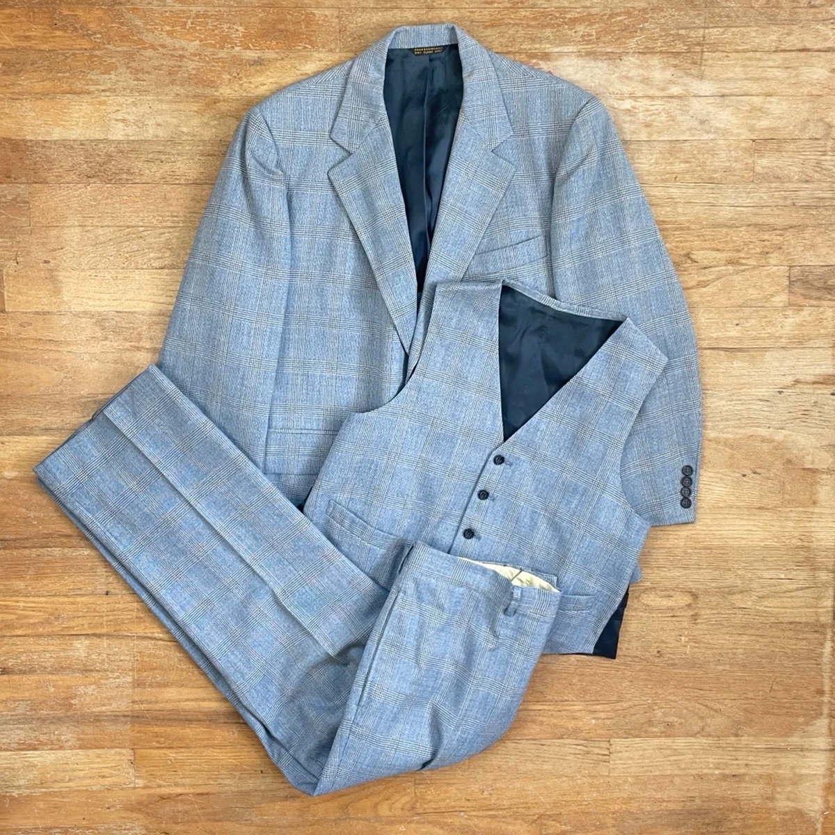 Vintage Three Piece Suit In Men's Vintage Suits for sale | eBay