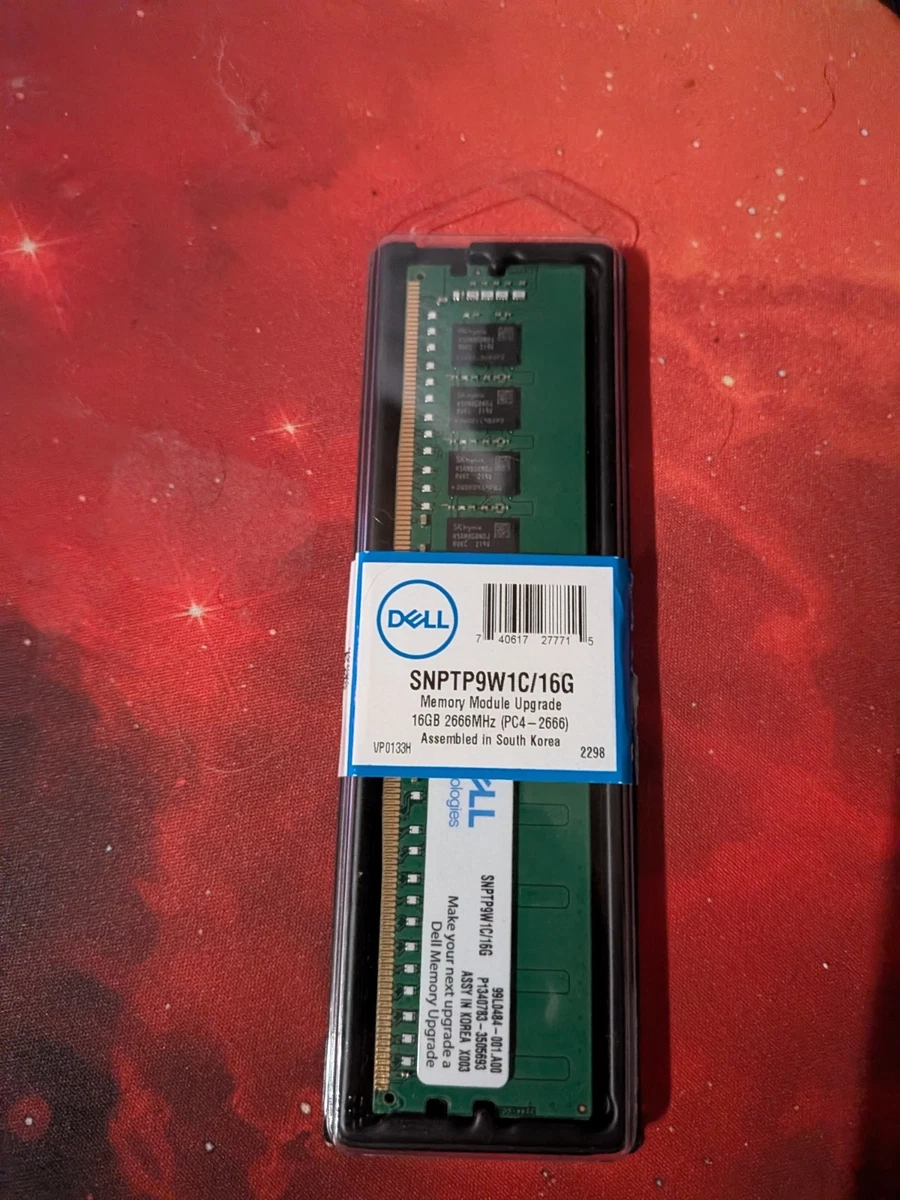 ③DELL SNPVDFYDC/16G 4枚セット 64GB メモリ Dell Memory Upgrade - 16 GB - 2Rx8 DDR4 UDIMM 2666 MT/s ECC (Not
