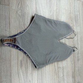 For Love And Lemons Skivvies Opal Low Plunge High Cut Sequin Bodysuit Size L  