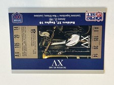 1990 Pro Set Super Bowl Silver Anniversary Football #15 - SB XV Ticket - Raiders