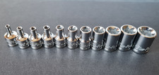 Blue Point Set of 11 3/8" E-Torx - Inverted/female torx sockets E4 to E20 NEW