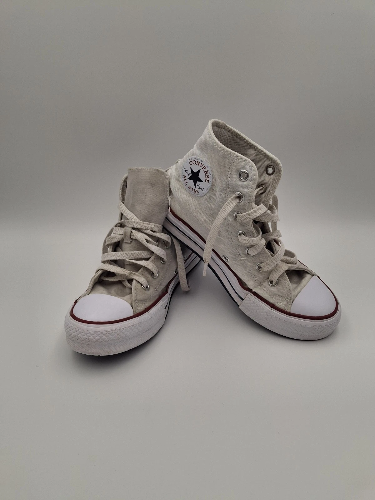 Converse Chuck Taylor All Star sneaker donna beige sneaker scarpe alte taglia 36