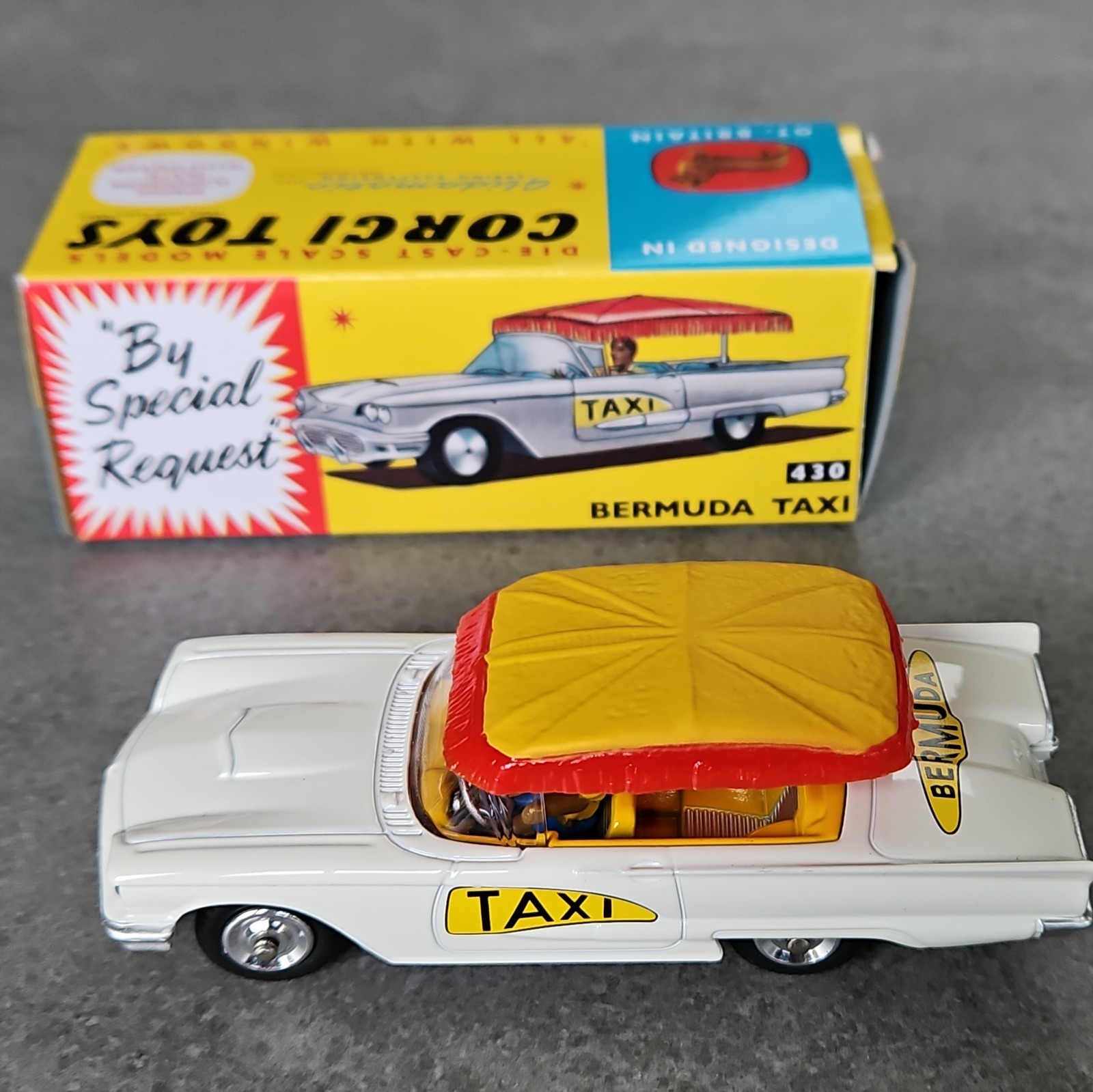 Corgi 430, Bermuda Taxi - Free Price Guide & Review