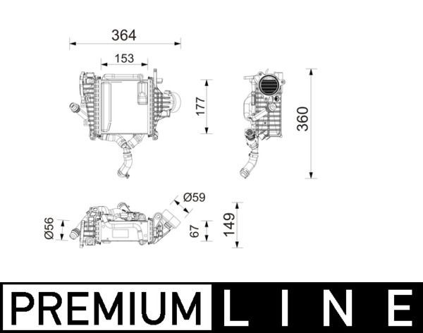 Mahle CI 750 000P LadeluftküHler FüR MERCEDES-BENZ-image