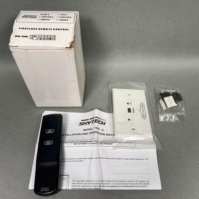 OEM Skytech 1001-A Fireplace Replacement Remote Control + Faceplate NO RECEIVER