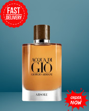 New Acqua Di Gi  Absolu by Giorgio Armani 4.2 oz EDP Spray   100 Authentic