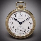 Antique Pocket Watch Waltham Vanguard Railroad 23J Adjusted 16s 1903 14K GF