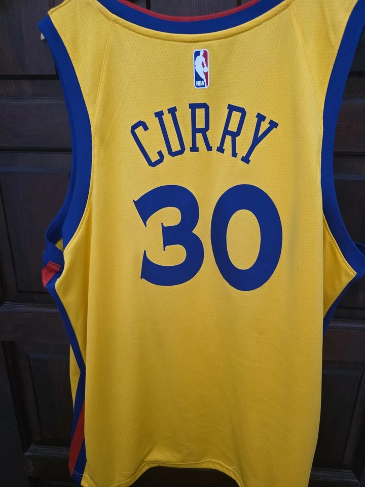 Camiseta deportiva Nike Swingman Curry XXL City Edition de segunda mano herencia china Foto 3 de 4
