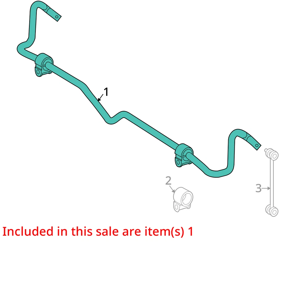 2006 Mercedes-Benz E-Class RWD Rear Stabilizer Bar OEM 79K Miles - LKQ345476584 - Изображение 4 из 4