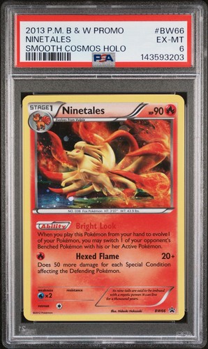 Ninetales graded PSA 6 for sale on eBay