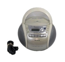 Sony CFD-E90 CD/Radio/Cassette Player Portable Boombox - 100 TESTED WORKING