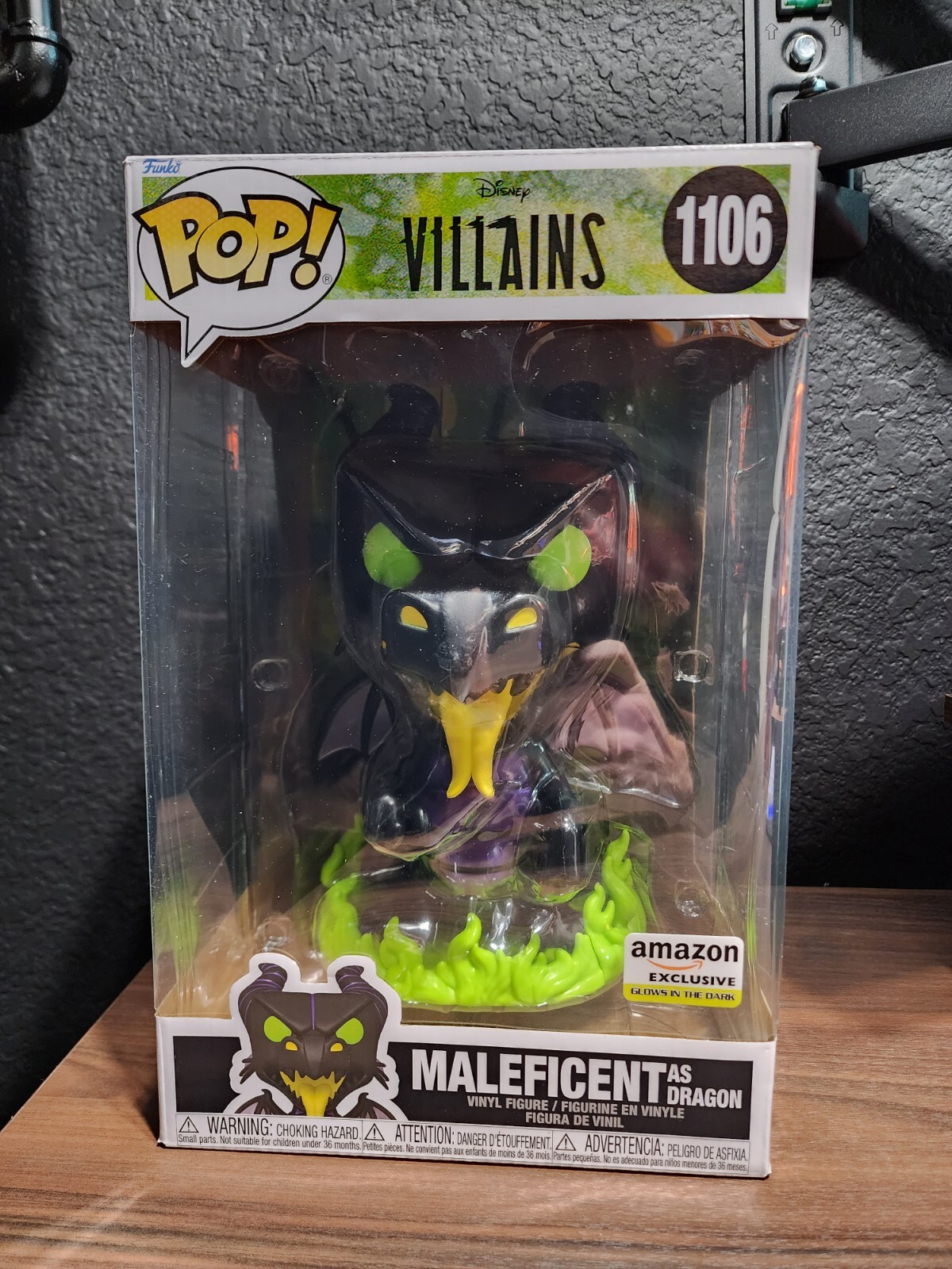 Funko Pop! Vinyl Jumbo 10&Quot;: Disney - Maleficent As Dragon (Jumbo) (Gitd)