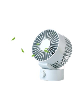 USB Tischventilator Computer Lüfter Mini Fan Schreibtisch leise Steinblau 2 Stck