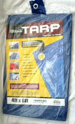 Bazic Products 4ft x 6ft Blue Trap with reinforced holes BBLT-46-72-Brand New!