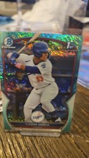 2023 1st Bowman Yunior Garcia #BCP-142 Green Shimmer /99 Los Angeles Dodgers