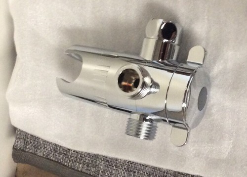 3 Handle Tub Shower Faucet Matte Bathtub Shower Faucet Set With Chrome Style-A - Picture 9 of 10