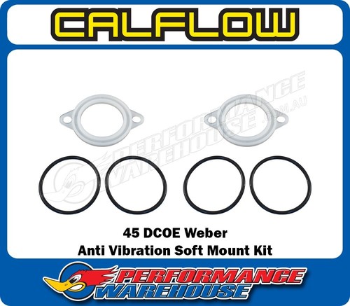 Nylon Anti Vibration Soft Mount Kit suits 45 DCOE Sidedraft Weber Carburettor - 第 1/3 張圖片