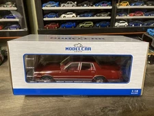 1/18 Scale 1985 Chevrolet Caprice Red by MCG / Model Car Group *VERY RARE* READ