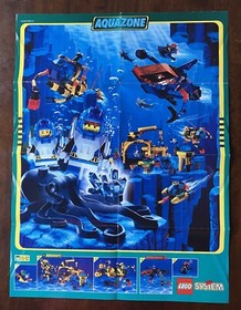 18 Total Vintage Lego Catalogs 1980s 1995 Aquazone Poster Star Wars 75139