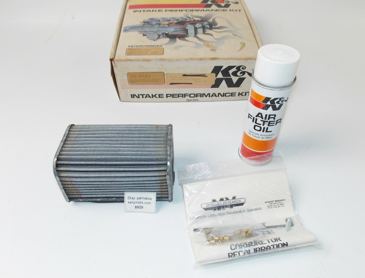 NOS K&N KAWASAKI 1986 ZX600 NINJA INTAKE PERFORMANCE KIT 23-9124