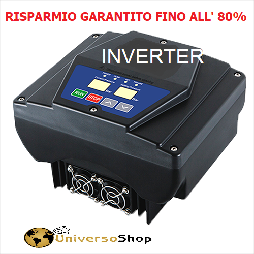 INVERTER PER ELETTROPOMPA POMPE SOMMERSE MONOFASE E TRIFASE MOTORE ACQUA - Afbeelding 1 van 8