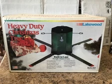 Vintage Lakewood Heavy Duty Christmas Tree Stand #4936 Solid Steel Construction