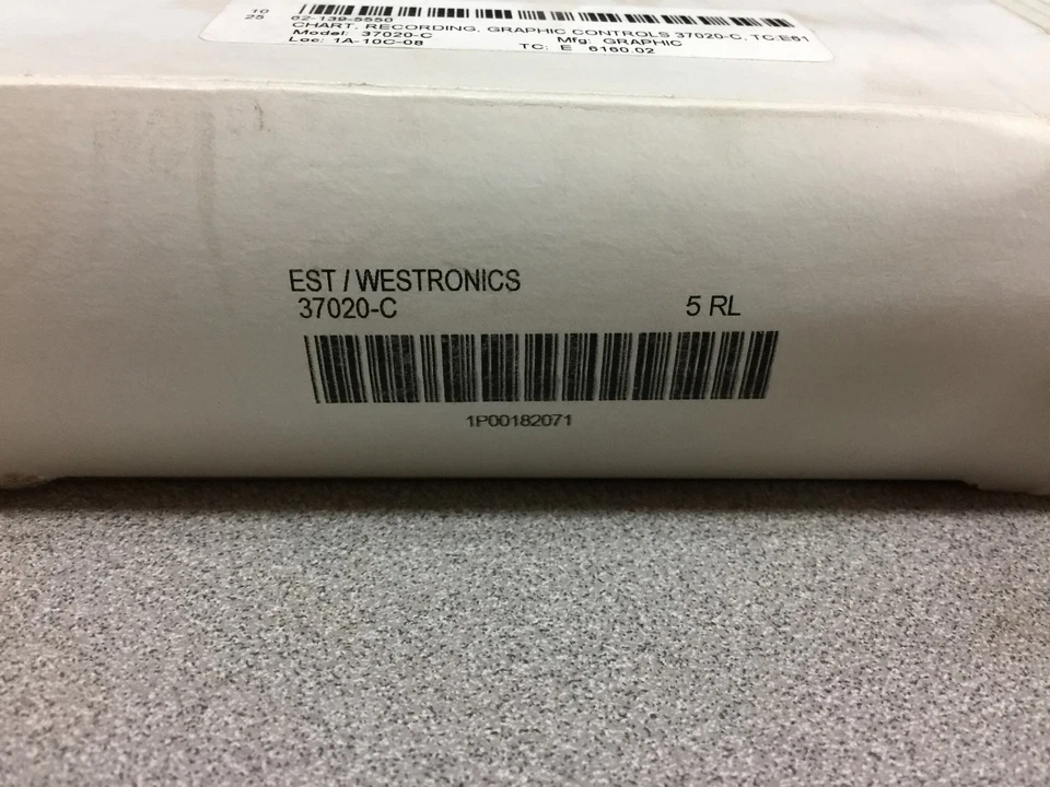 NEW IN BOX OF 5 GRAPHIC CONTROLS CHART READER ROLLS 37020-C - Image 3 of 4