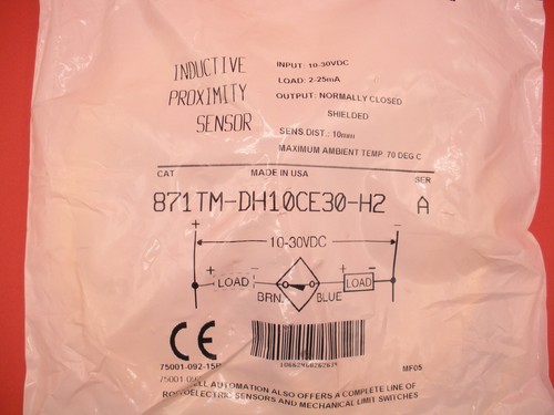 Allen Bradley 871TM-DH10CE30-H2 Ser A Proximity Sensor Switch sd 10mm 10-30vdc - 第 2/5 張圖片