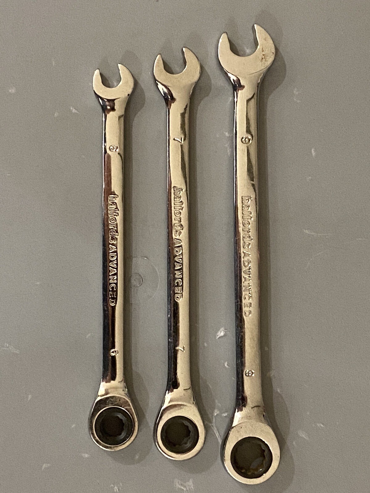Halfords Advanced Ratchet Spanners 6 7 9mm eBay