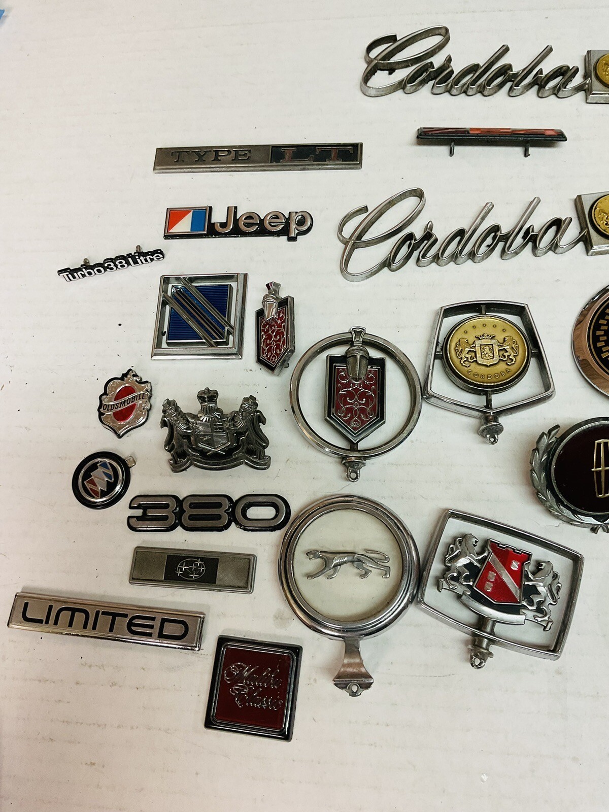 Vintage Lot Used car Nameplate Emblems Mostly 1980's & 1990's eBay