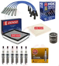 DENSO Filters Tune-Up kit NGK Spark Plugs Wires Set for Dodge Grand Caravan