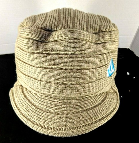 Volcom Stone Knitted Unisex Tan Hat/Cap 