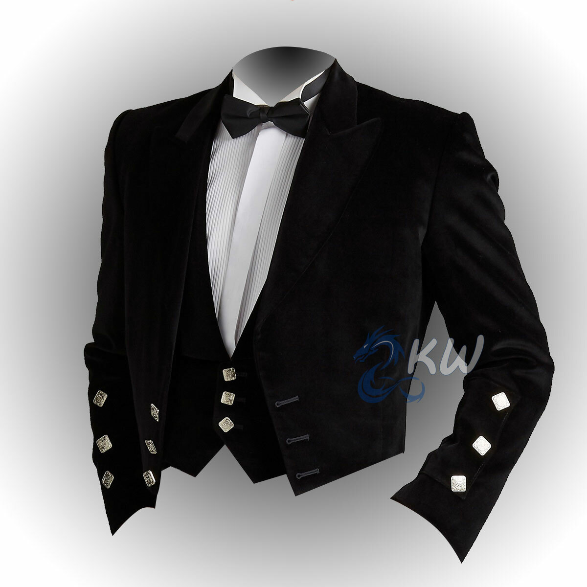 PRINCE CHARLIE KILT JACKET AND WAISTCOAT