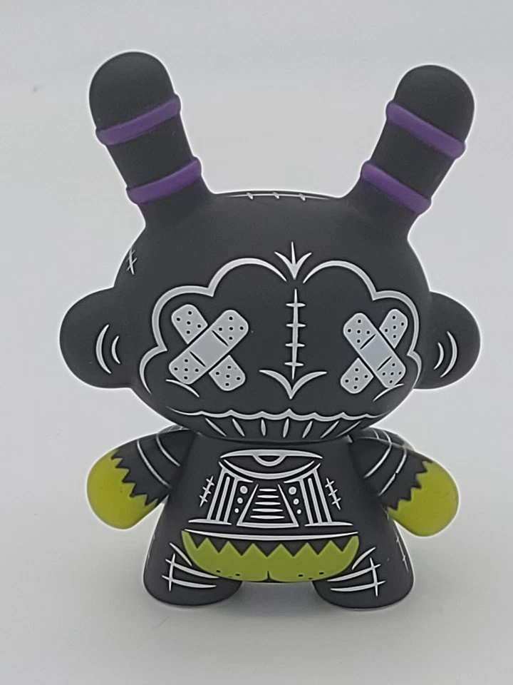 Kidrobot 2012 Dunny Apocalypse Black Mutant Ape Of No Hope 3" Figure Kronk 1/16 - Image 4 of 4